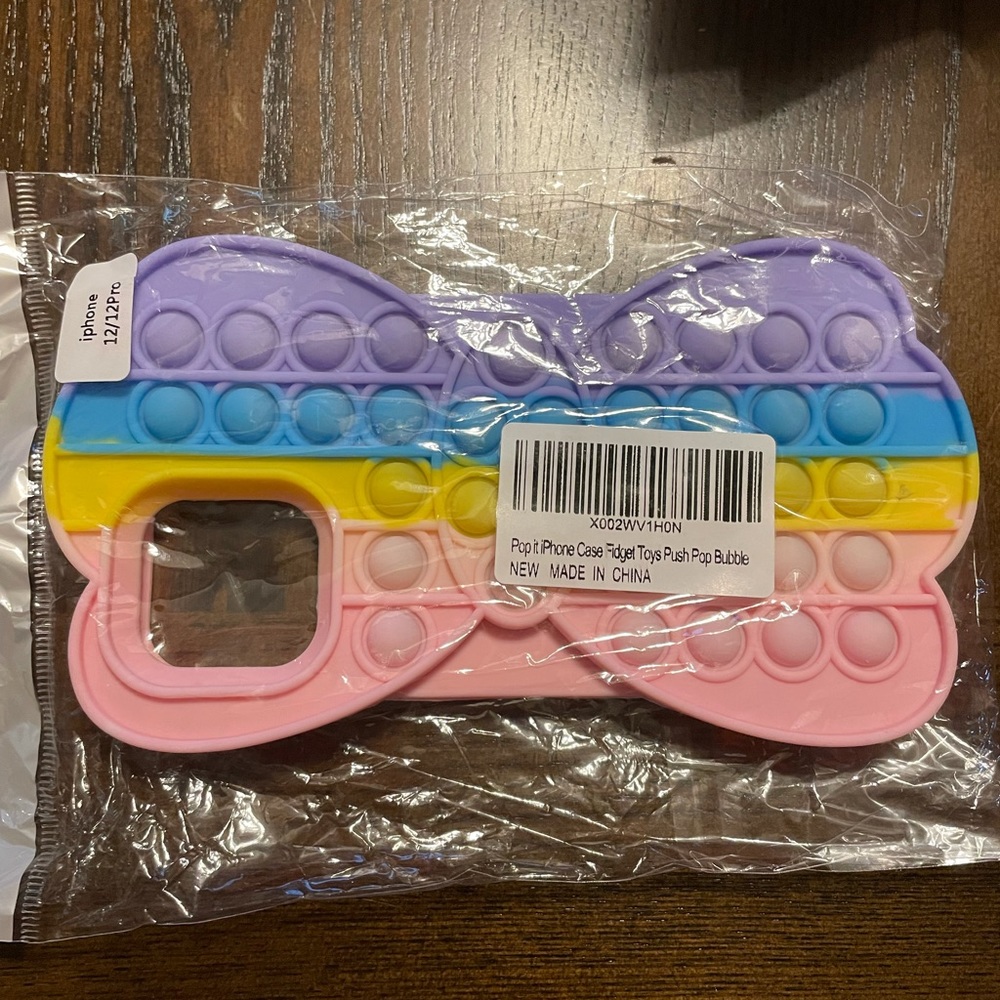 Pop it  iPhone Case Fidget Toys Push Pop Bubble